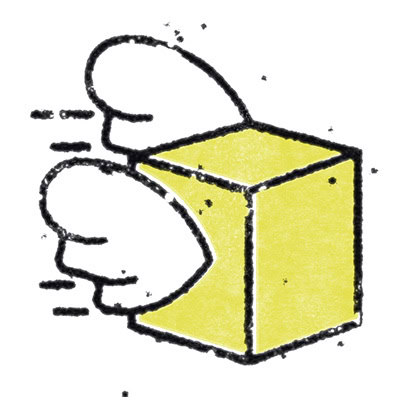 Box with wings icon